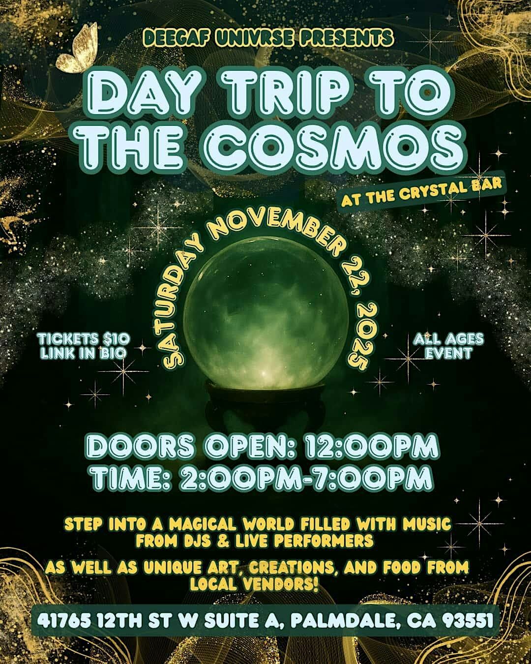 Deegaf Unirvse presents Day Trip to the Cosmos