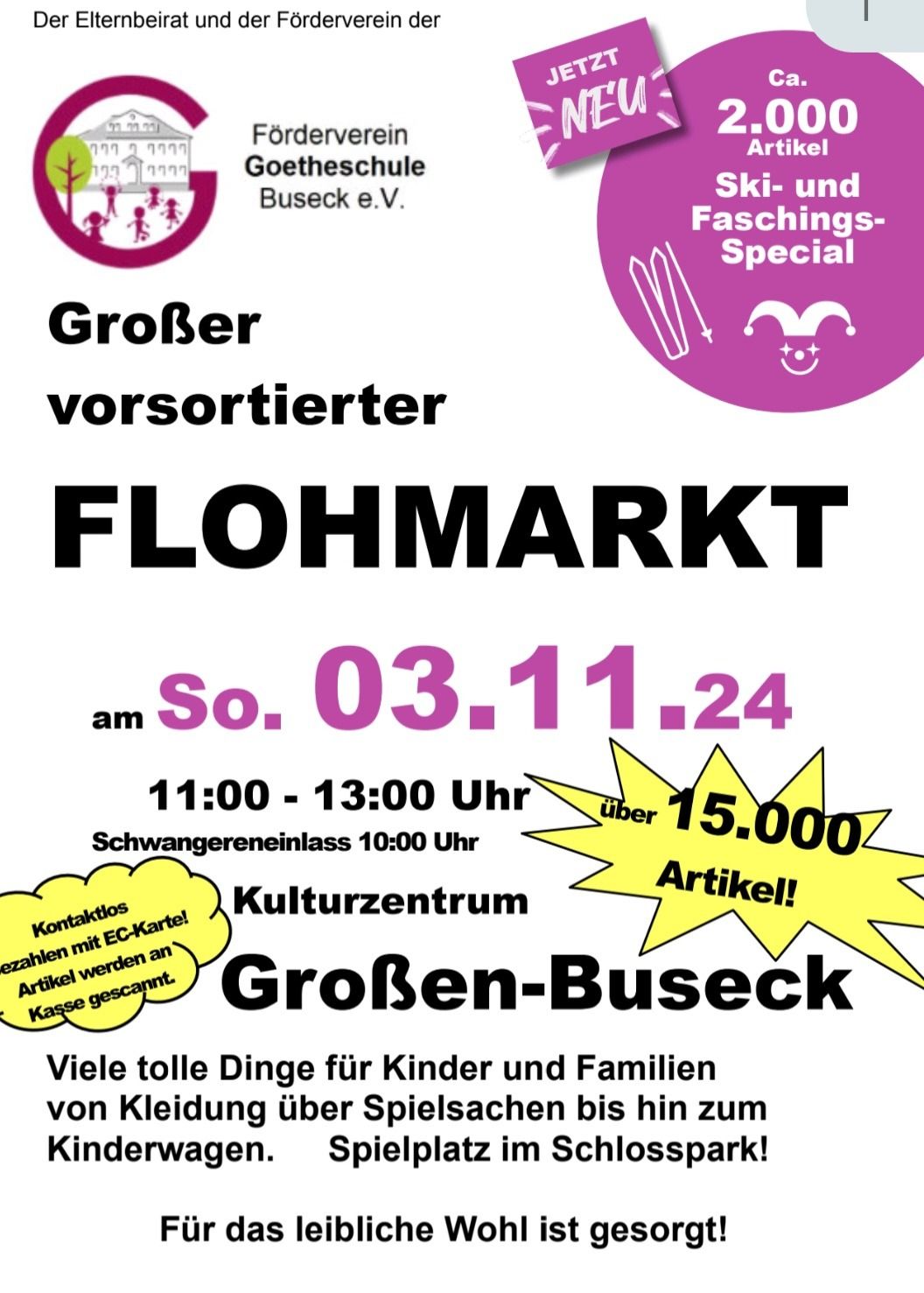 Vorsortierter Flohmarkt Buseck