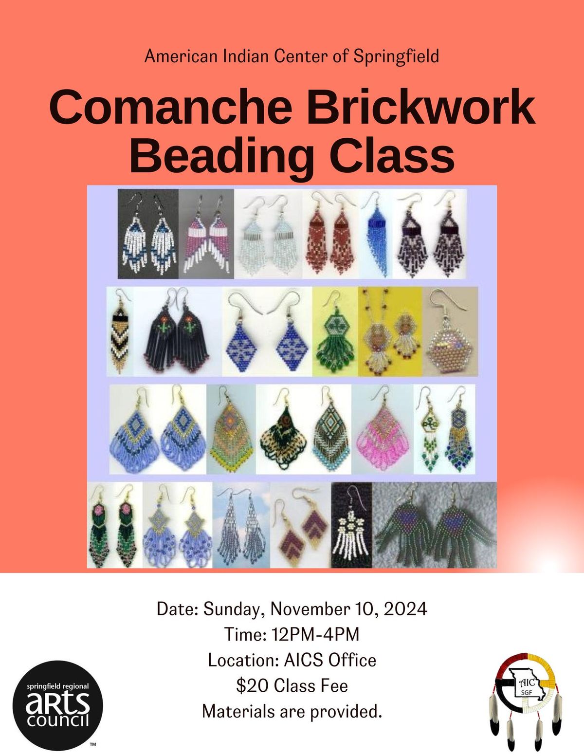 Comanche Brickwork Beading Class