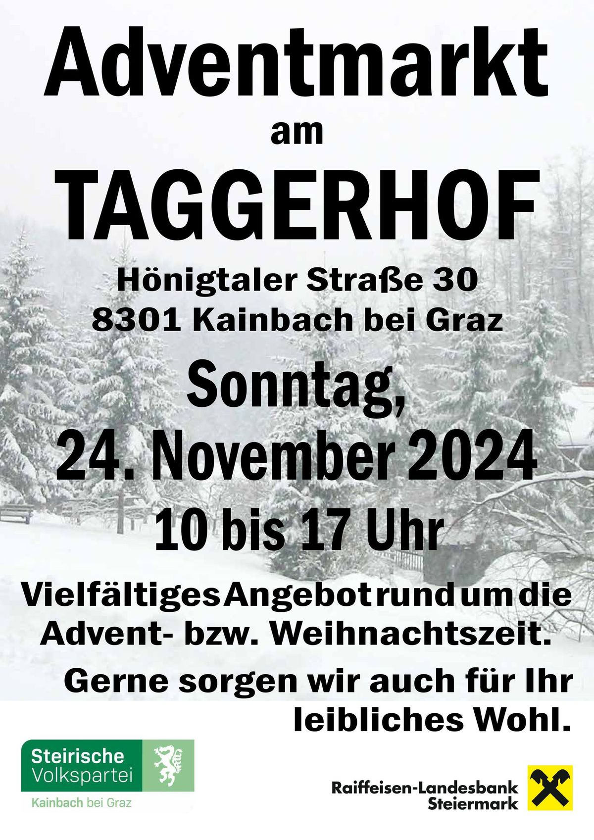 Adventmarkt am Taggerhof - \u00d6VP Kainbach bei Graz