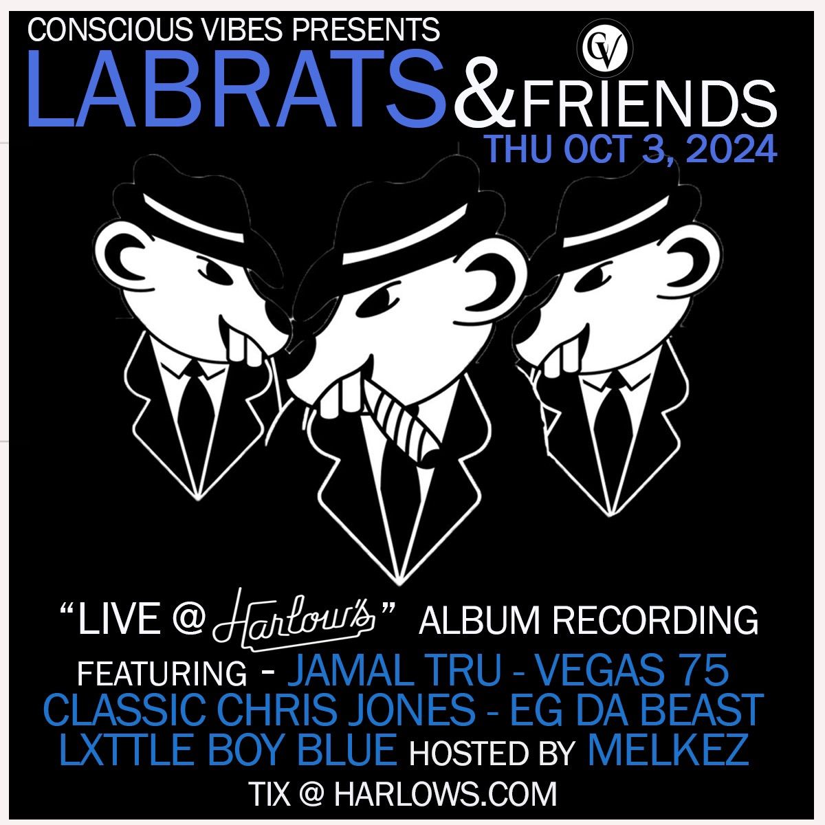 LabRats \u201cLive @ Harlows\u201d Album recording