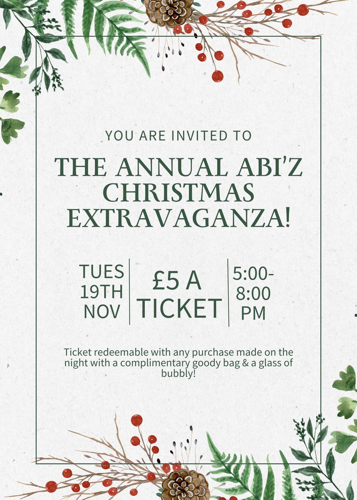 ABIZ ANNUAL CHRISTMAS EXTRAVAGANZA!\ud83c\udf84