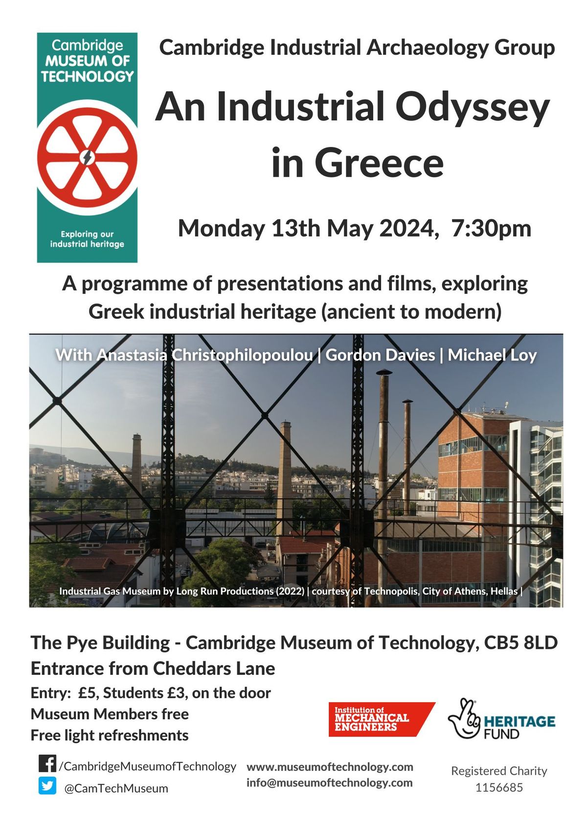 Cambridge Industrial Archaeology Group: Industrial Odyssey in Greece