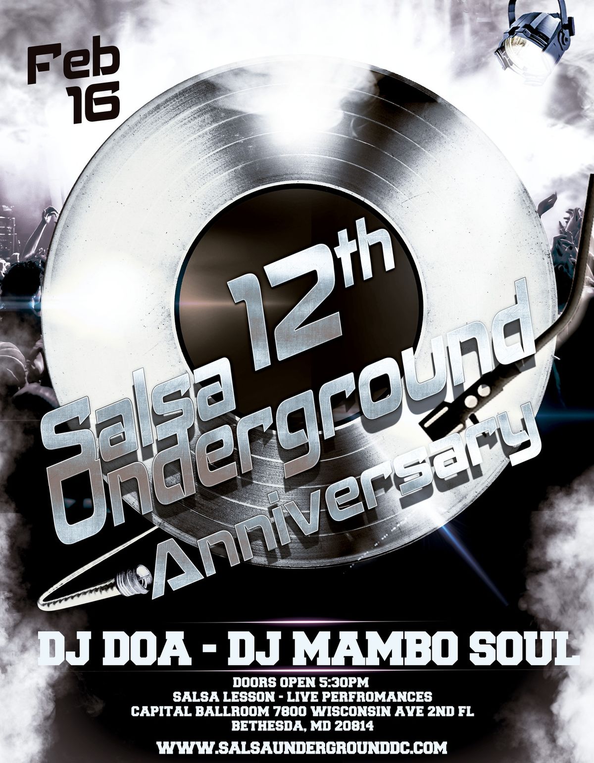 Salsa Underground DC 12 Year Anniversary