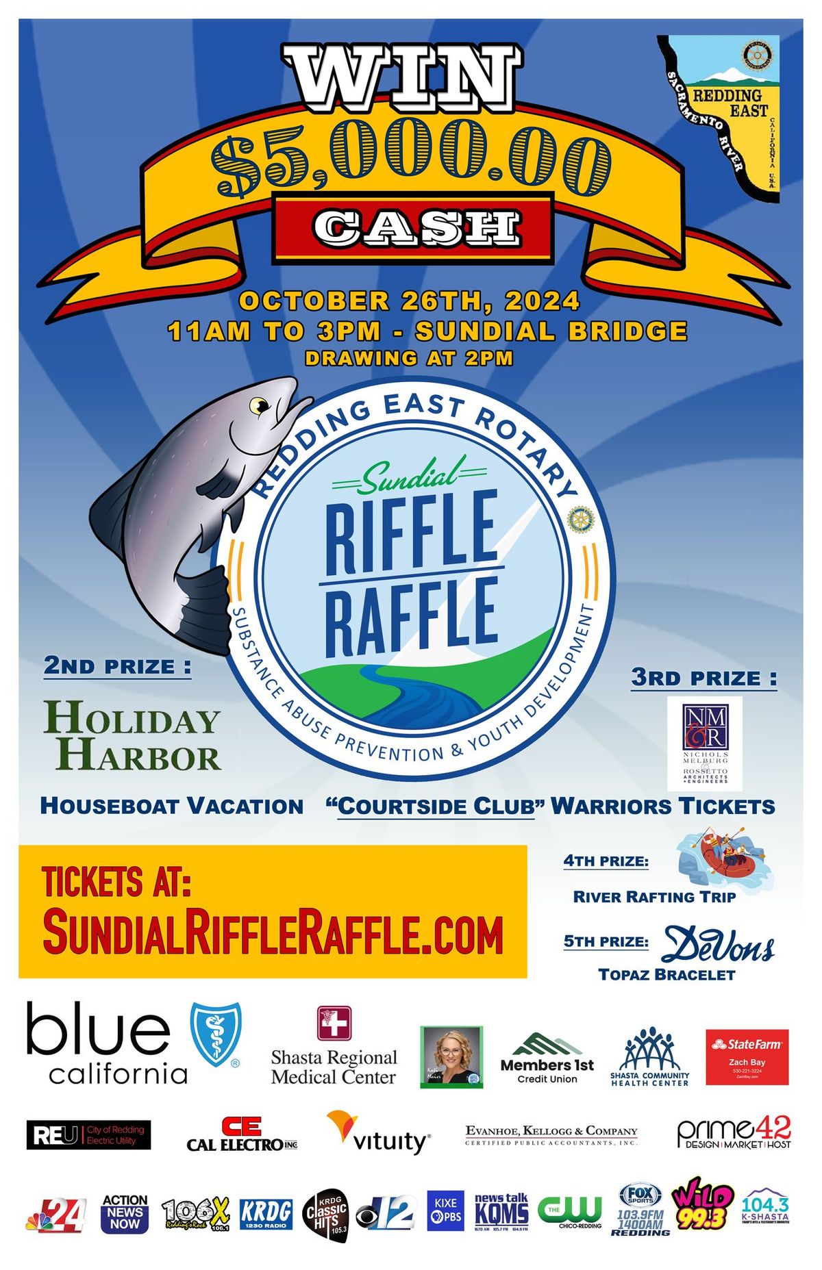 Festival at the Sundial Riffle Raffle 