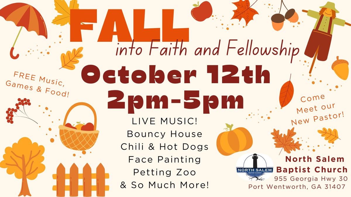 Fall into Faith & Fellowship Festival 