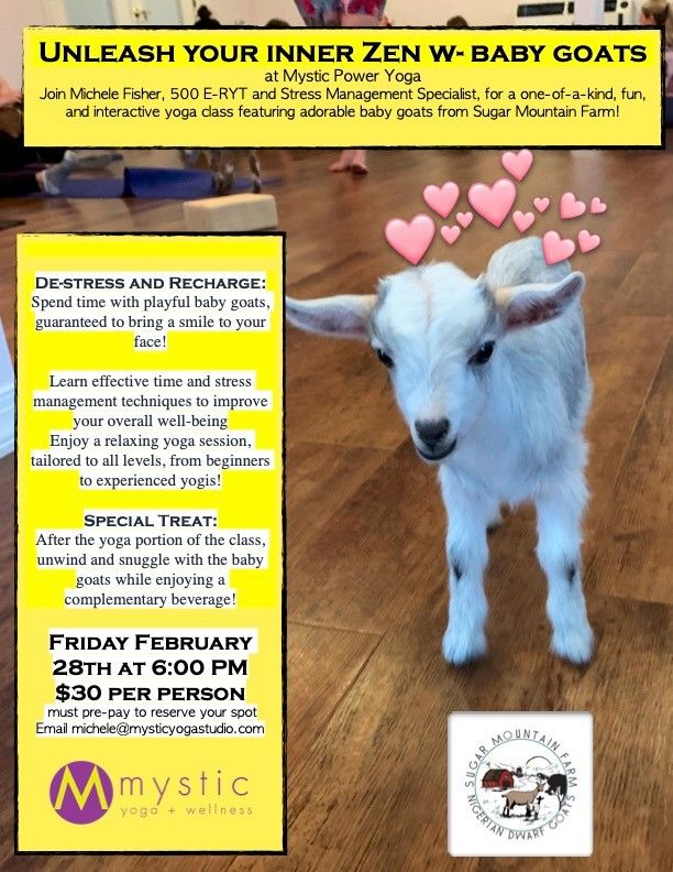 Unleash Your Inner Zen with Baby Goats!