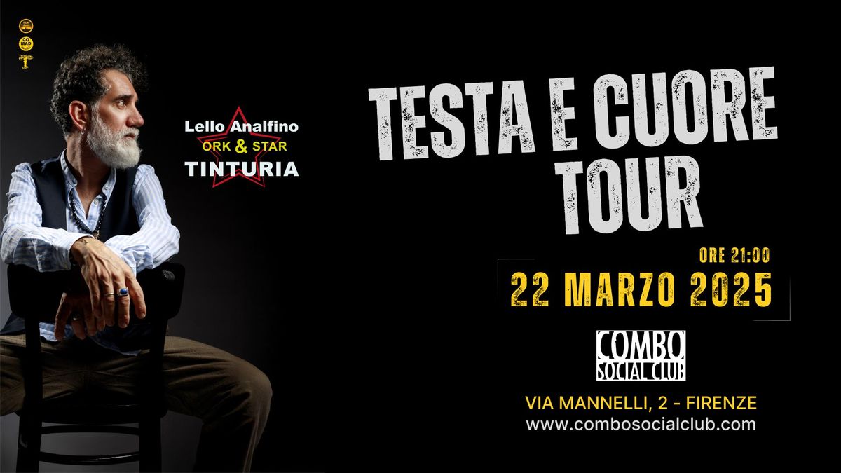 Lello Analfino & Tinturia Orkestar - Testa e Cuore Tour 