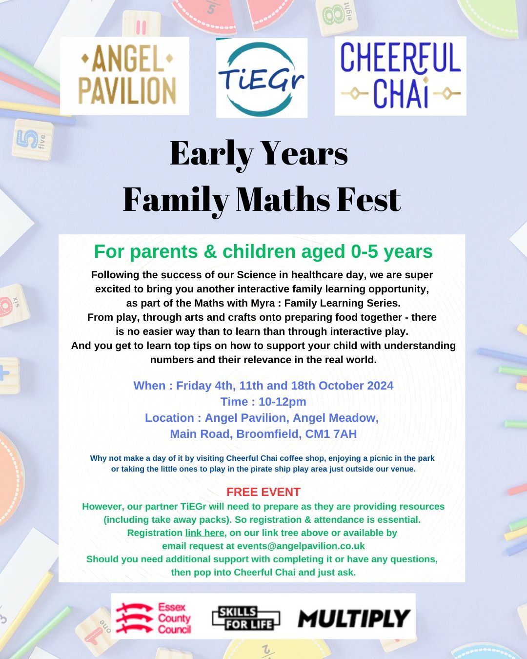 Family Learning : Early Years Maths Fest