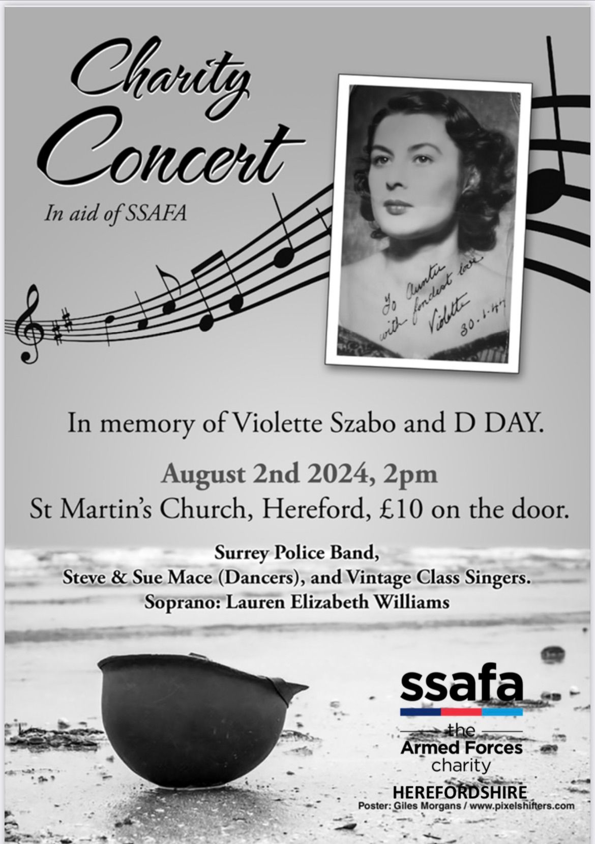 Charity Concert in aid of SSAFA, Herefordshire