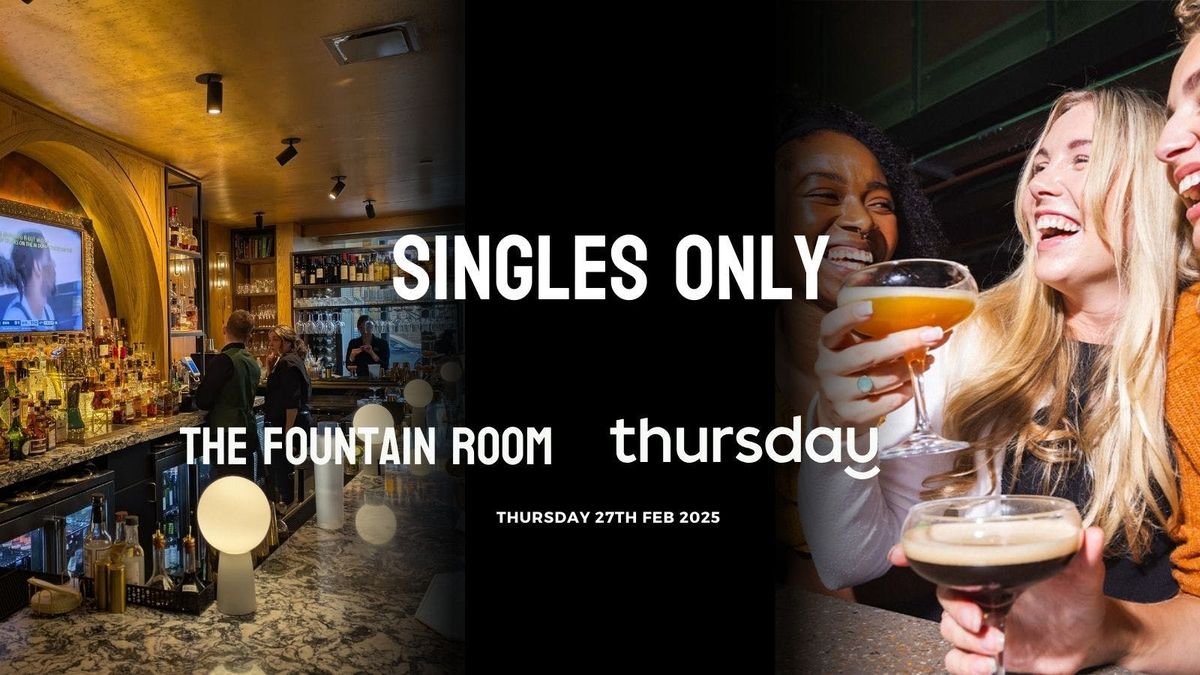 Thursday | Cheers &amp; Connections |The Fountain Room