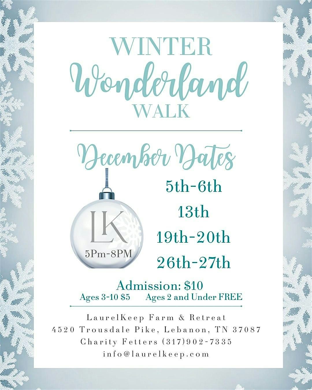 Winter Wonderland Walk