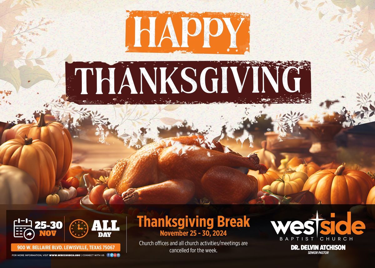 Happy Thanksgiving from Westside 