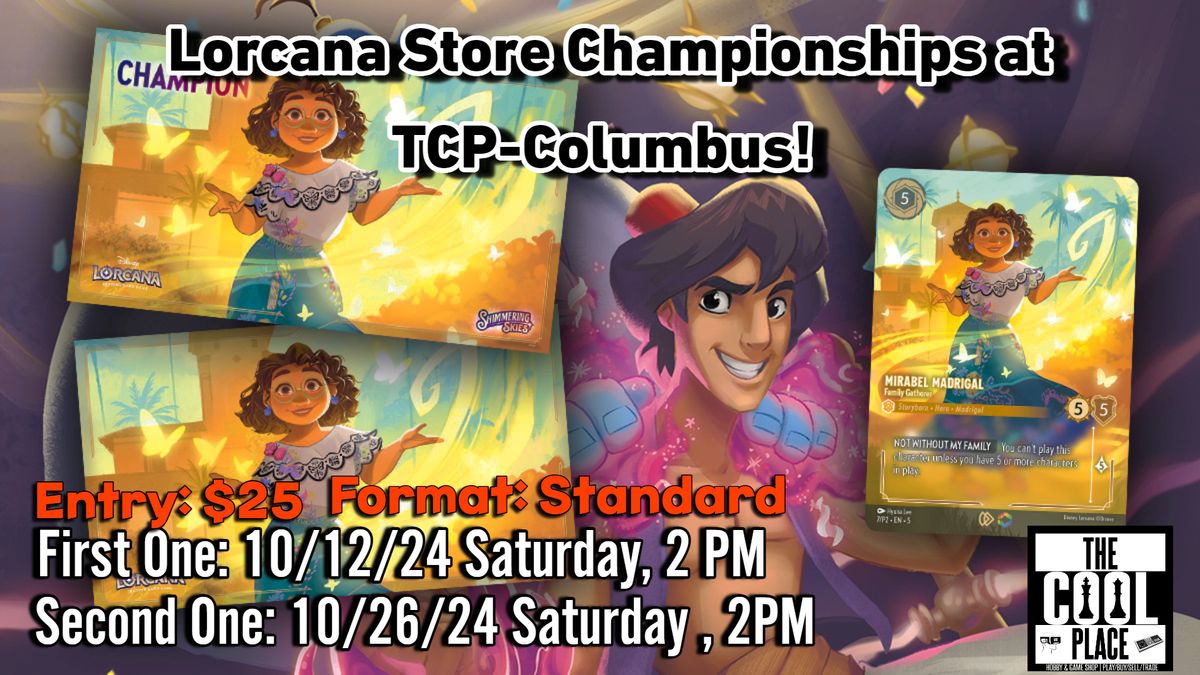 Lorcana Shimmering Skies Store Championships at TCP!