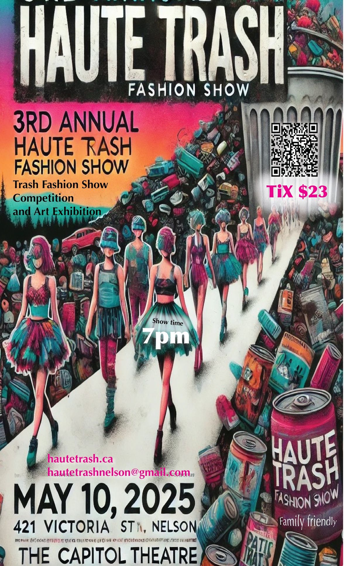 3rd Annual Haute Trash! Trash Fashion Show Competition and Art Exhibition