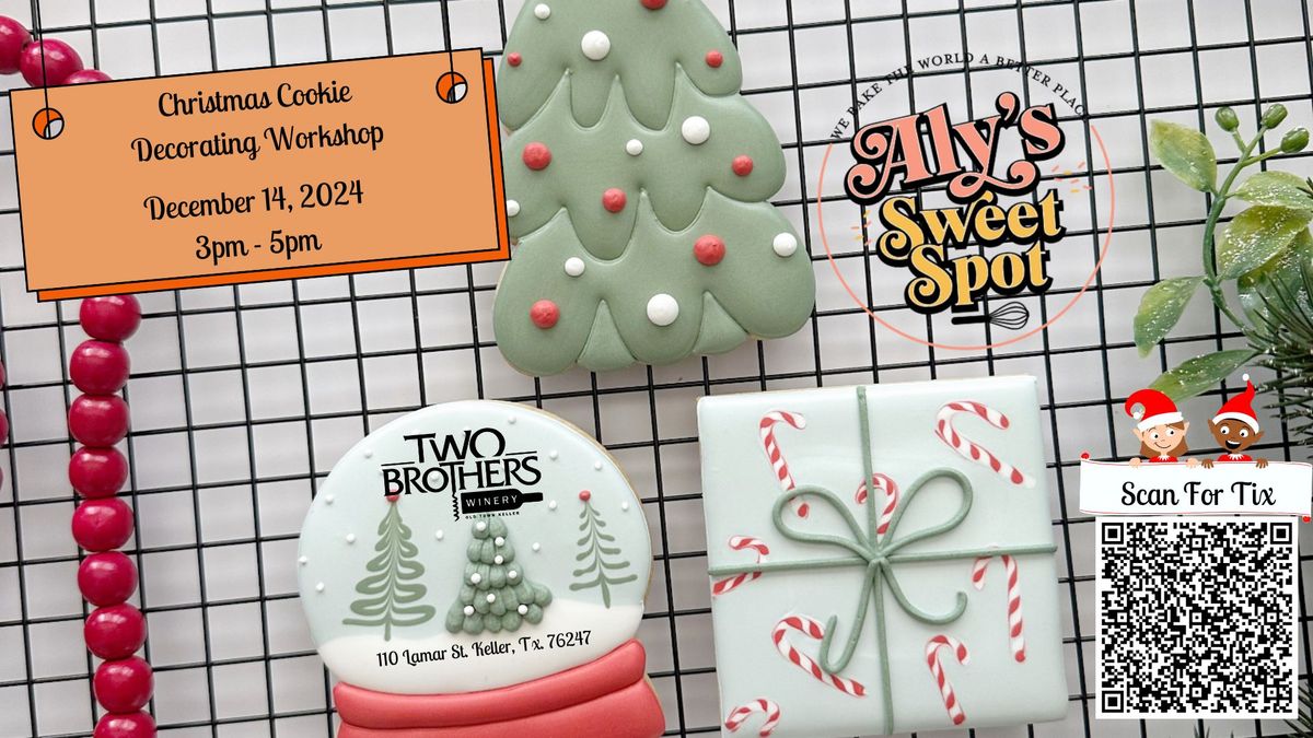 Whimsical Christmas Cookie Decorating at Two Brothers Winery