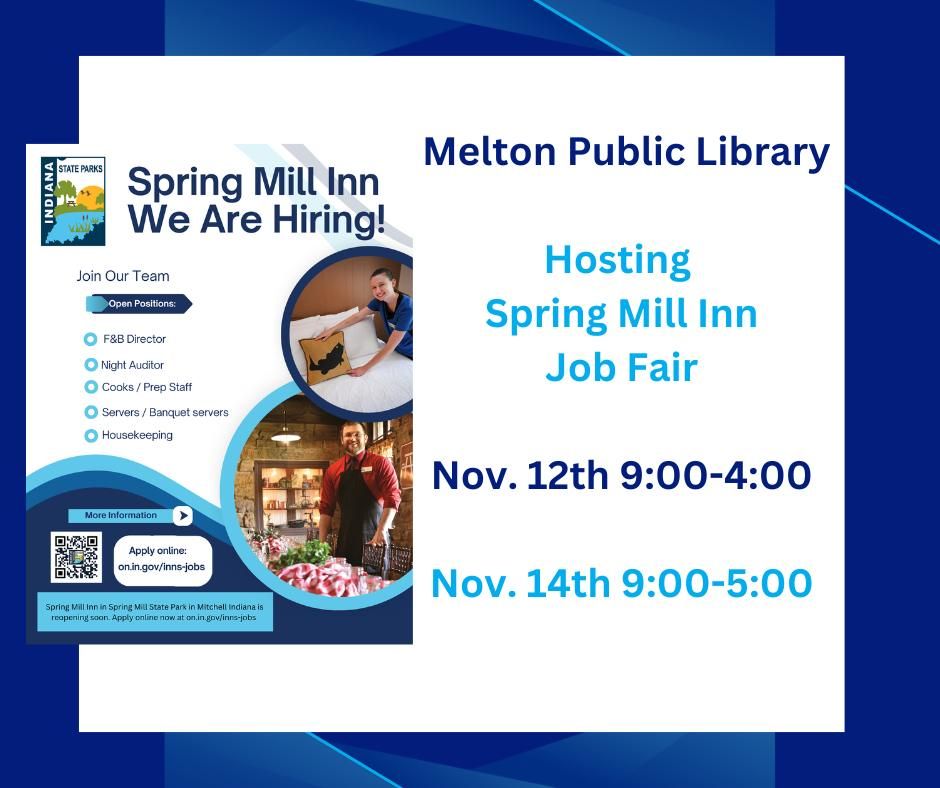 Spring Mill Inn Job Fair