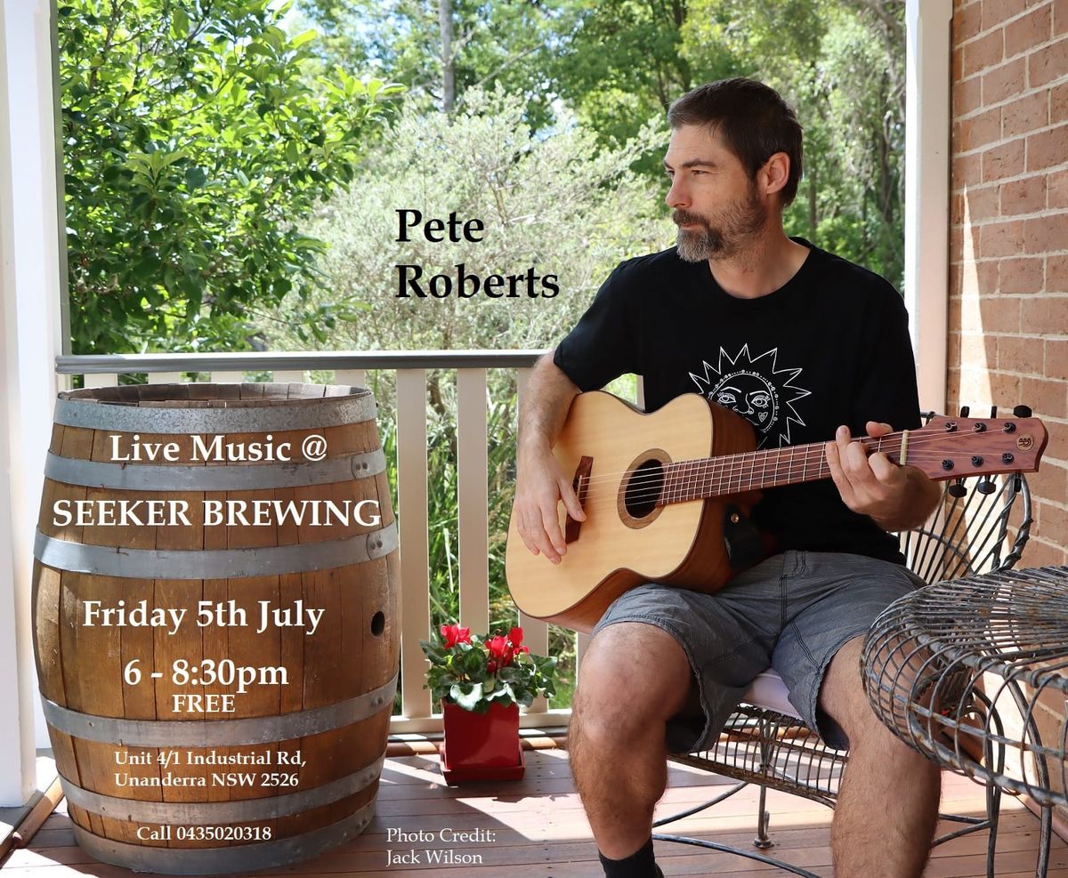 Pete Roberts: July Sound Supply @ Seeker Brewing 