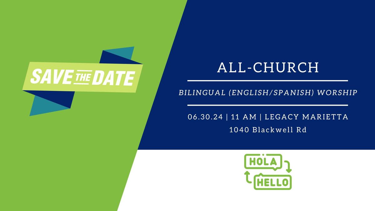 ALL-Church Bilingual (English\/Spanish) Worship Gathering +Taco Bar & Bike Parade