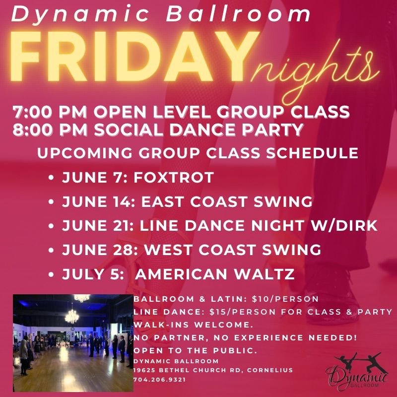 West Coast Swing Open Group Class & Social Dance Party