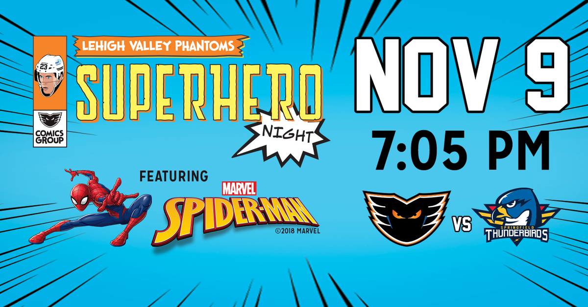 Lehigh Valley Phantoms at Springfield Thunderbirds at MassMutual Center