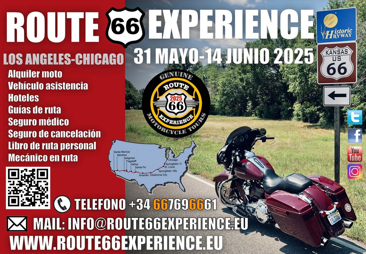 Route 66 Experience Los Angeles-Chicago 2025