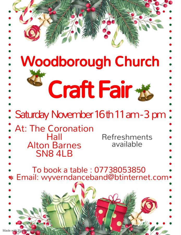 Craft Fair at the Coronation Hall, Alton Barnes