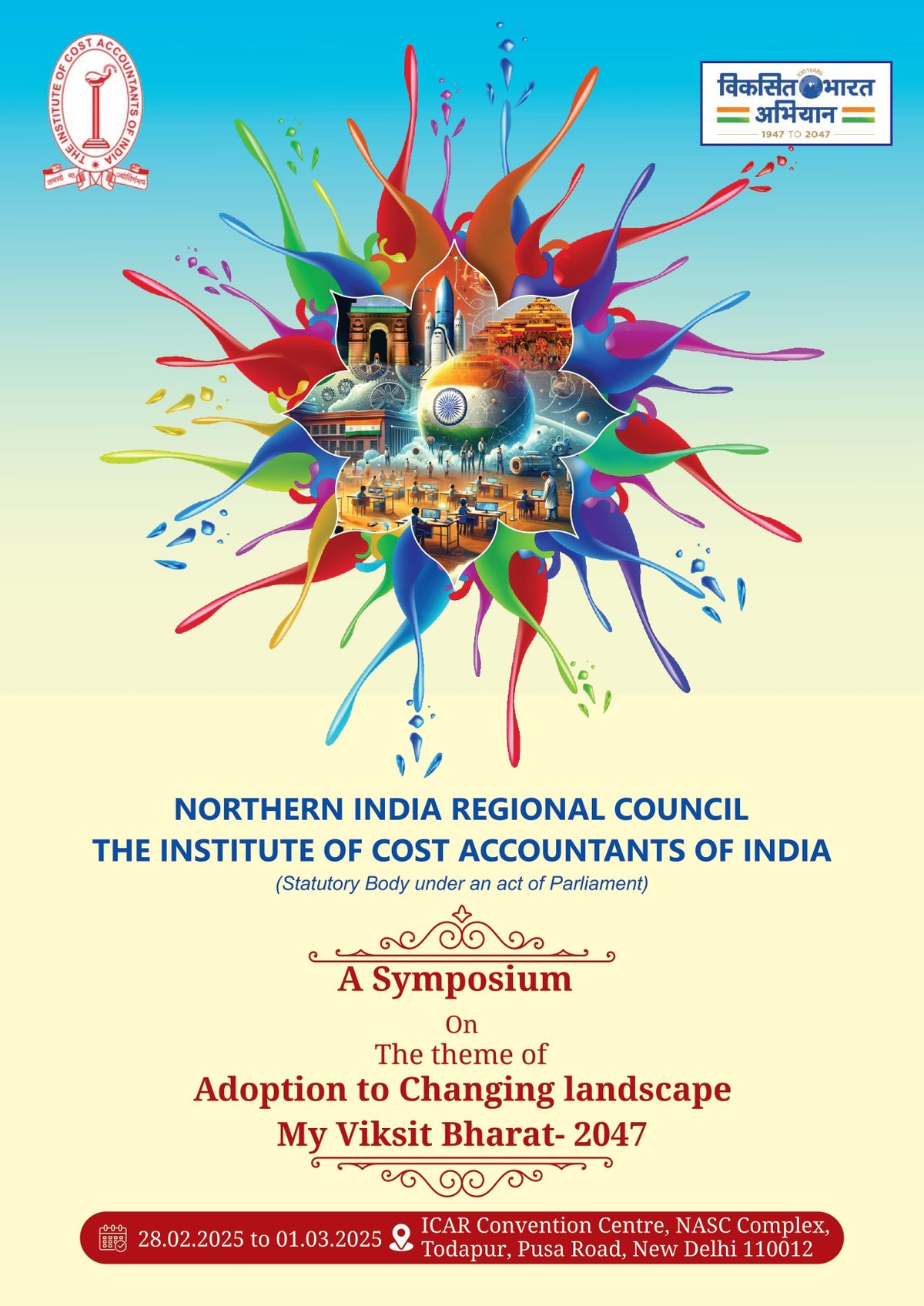 Two Days Symposium - Adoption to Changing Landscape - My Viksit Bharat 2047