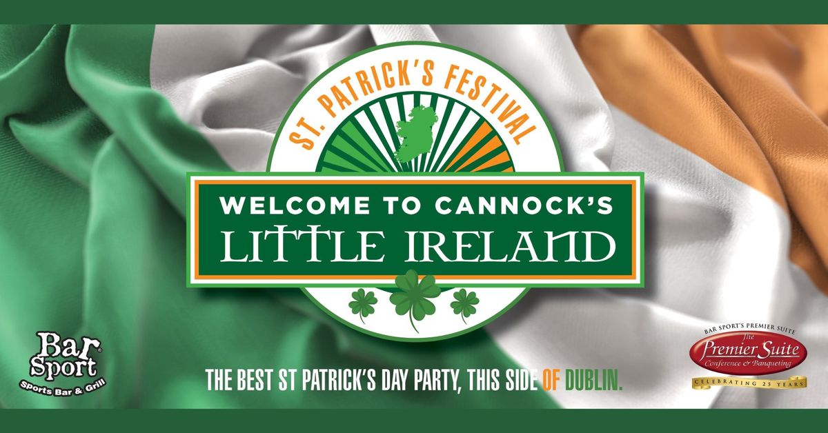 The Greatest St Patrick's Day Party in the World Ever at The Premier Suite, Cannock