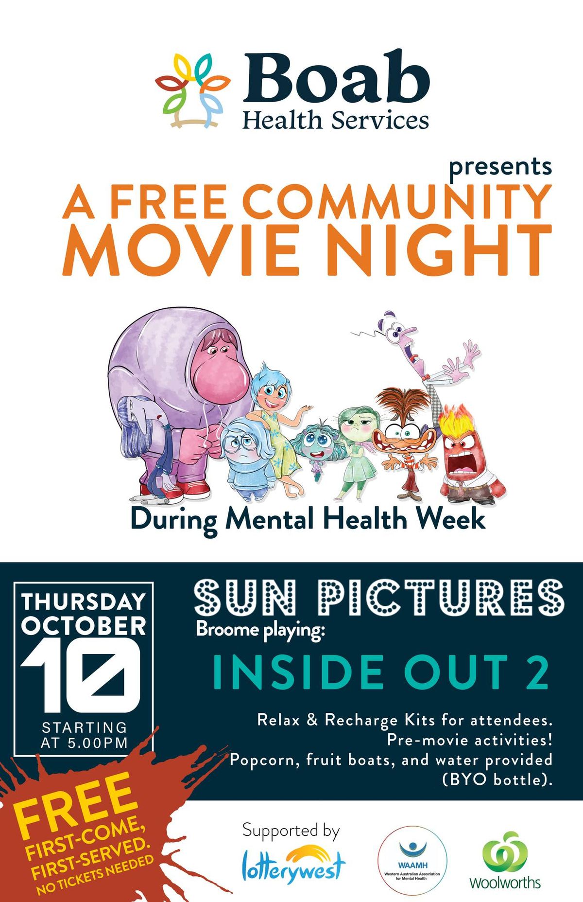 A Free Community Movie Night: Inside Out 2