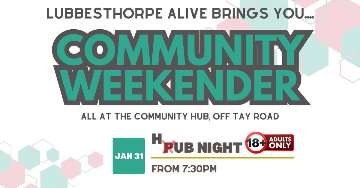 Community Weekender - Open Mic Night @ the Hub