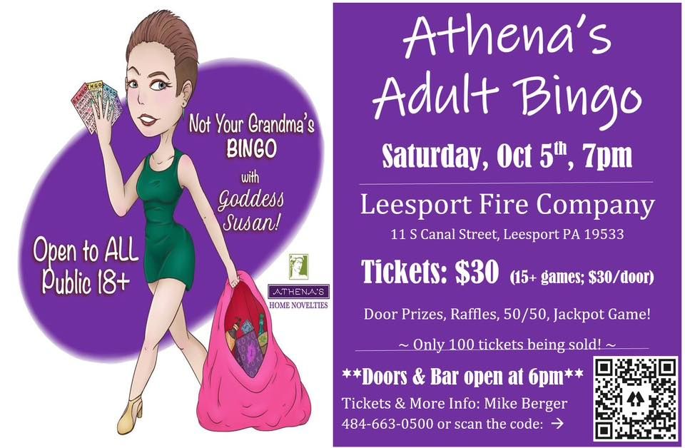 Leesport Fire Company Adult Toy Bingo