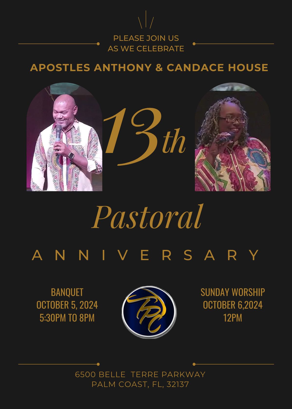 Apostle's 13th Anniversary Celebration Banquet