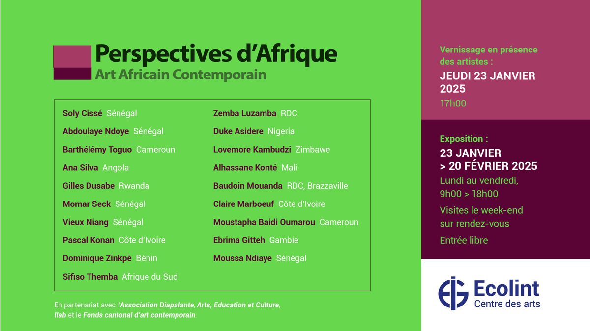 Exposition "Perspectives d'Afrique", Art Africain Contemporain