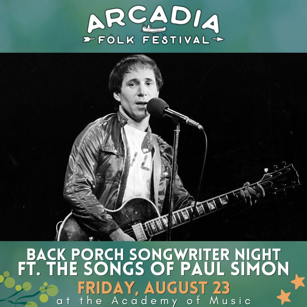 Back Porch Songwriter Night: The Songs of Paul Simon