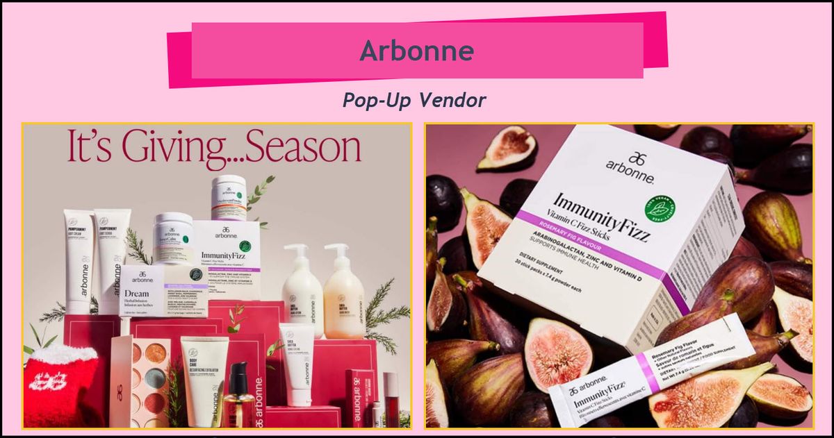 POP-UP VENDOR: Arbonne