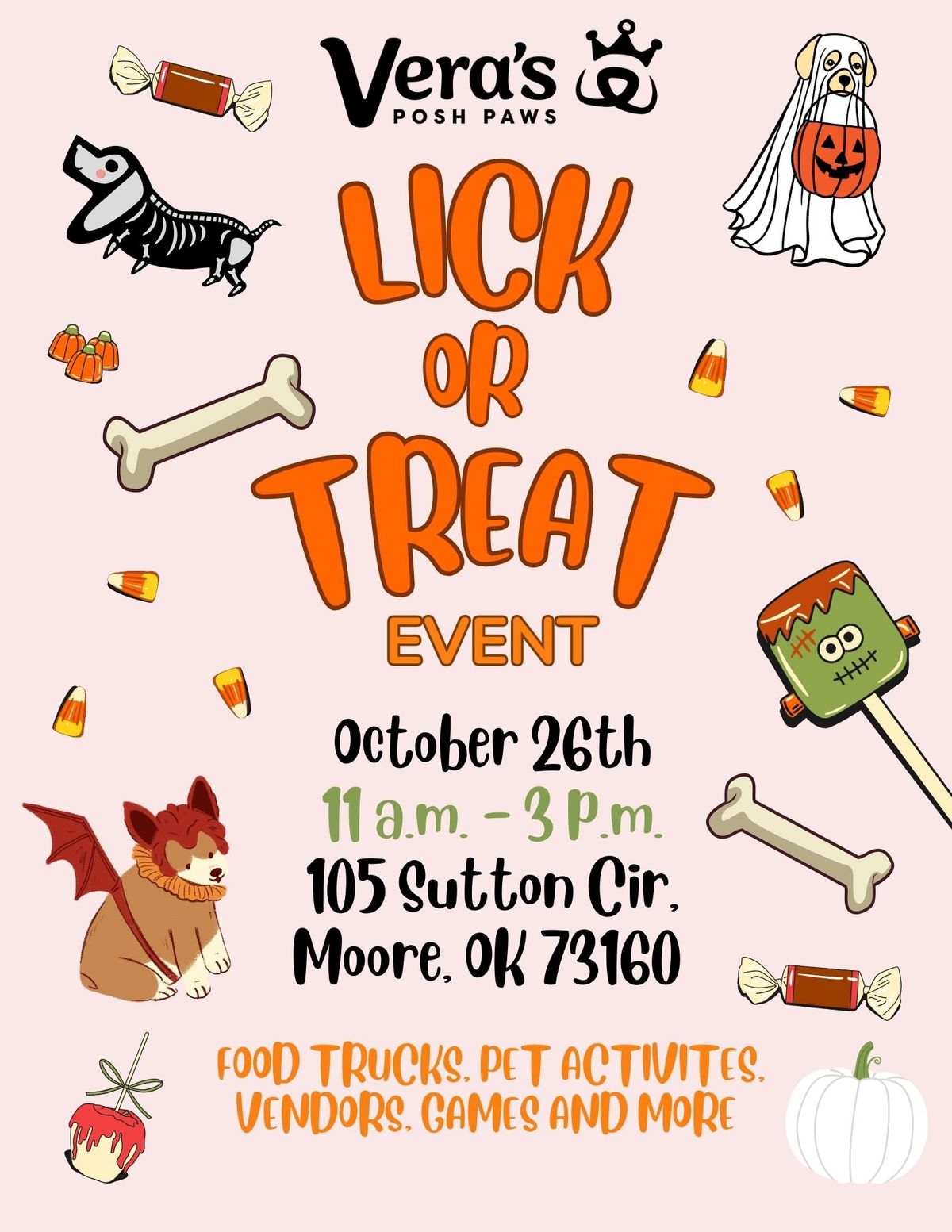 LICK OR TREAT EVENT