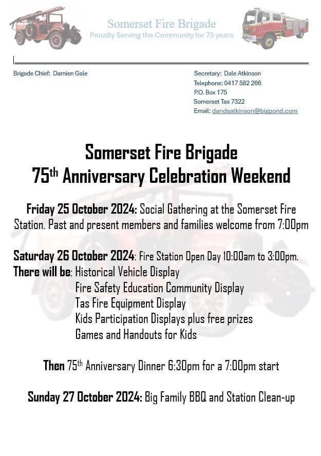 75th Anniversary Celebration Weekend