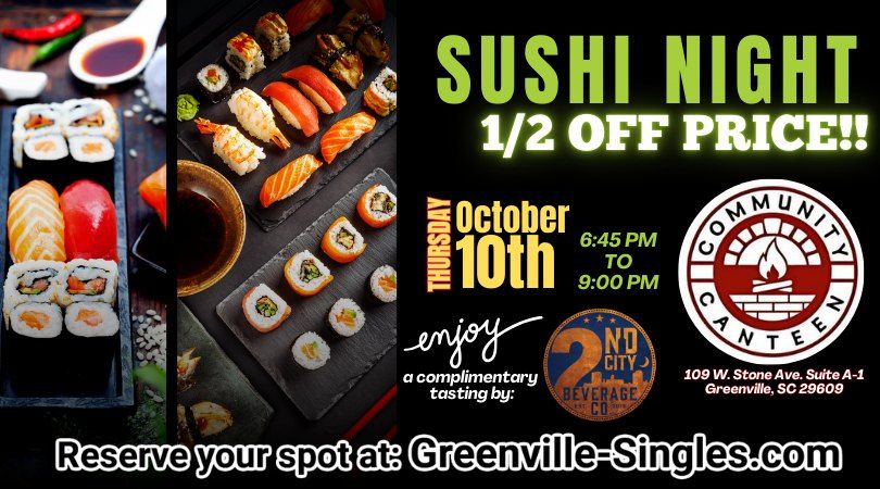 SUSHI NIGHT\u20141\/2 OFF 