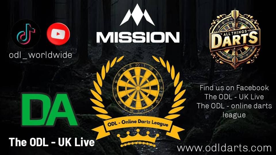 The ODL Murrayfield Open, Sponsored by Mission Darts, winner guarantee tournament 