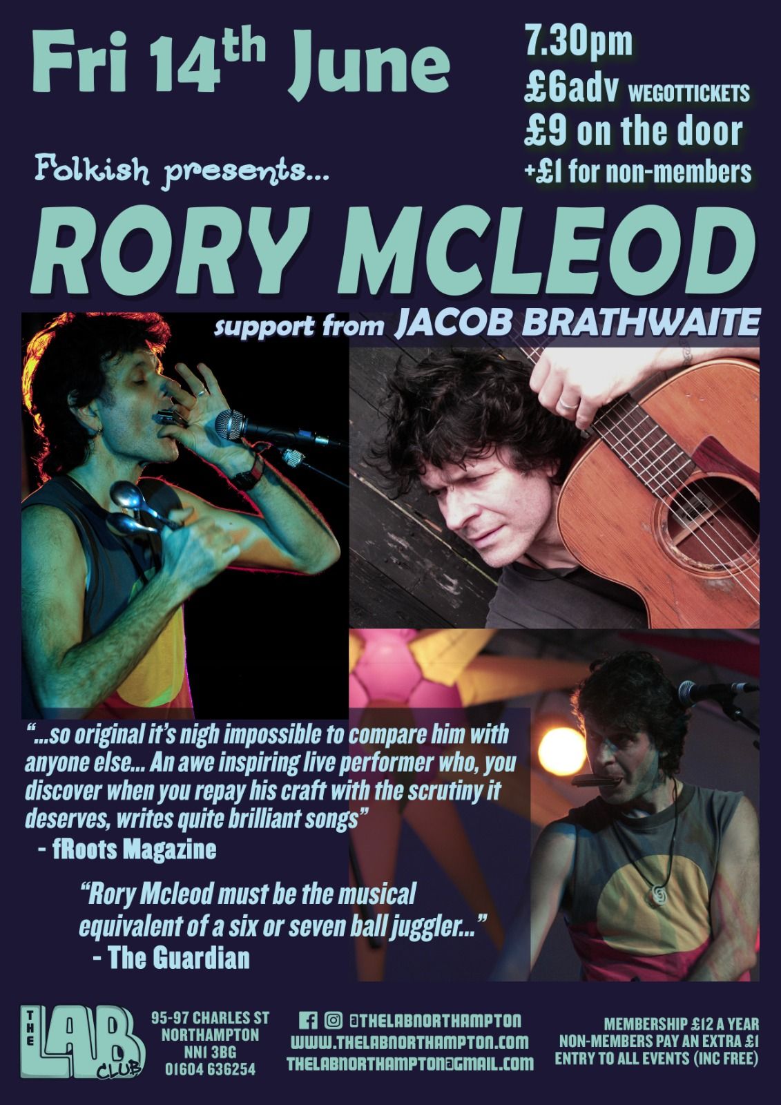 Rory McLeod with Support from Jacob Brathwaite