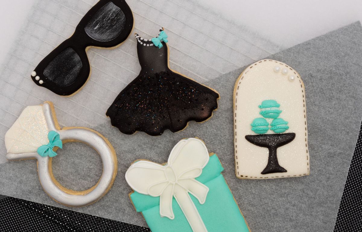 BEGINNER | TIFFANY GLAM! ROYAL ICING COOKIE CLASS