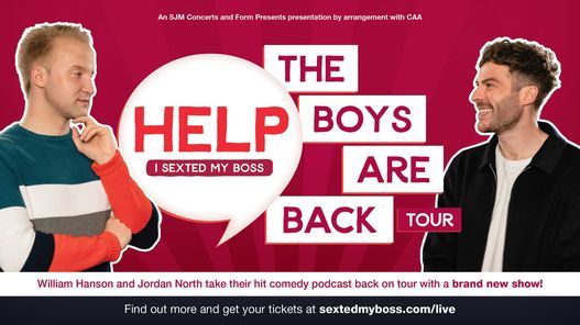 Help I Sexted My Boss: The Boys Are Back Tour in Birmingham