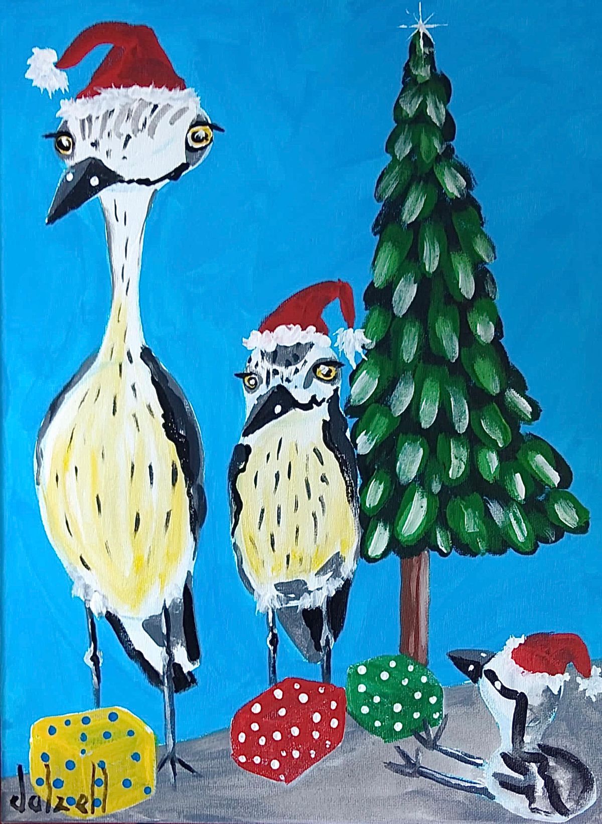 Christmas curlew family 