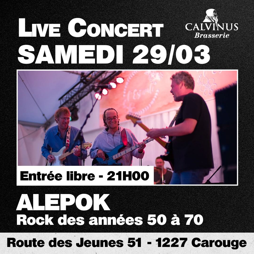 ALEPOK en live concert - Brasserie Calvinus