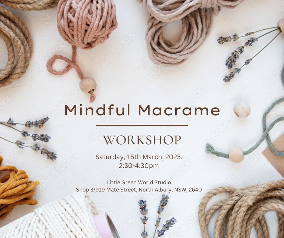 Mindful Macrame Workshop