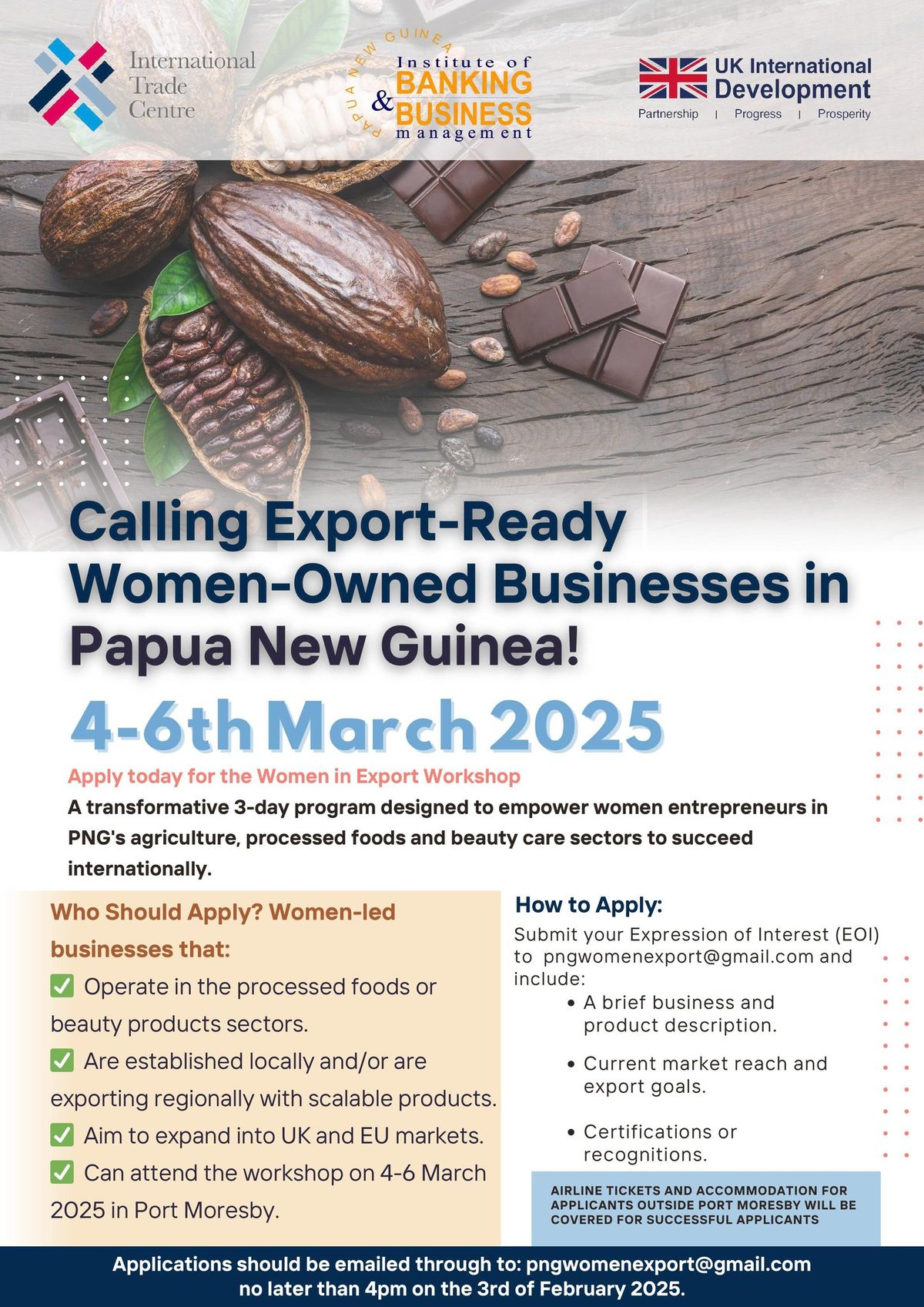 Empowering Women in Export Business: Enhancing Market Access for Women Entrepreneurs in PNG