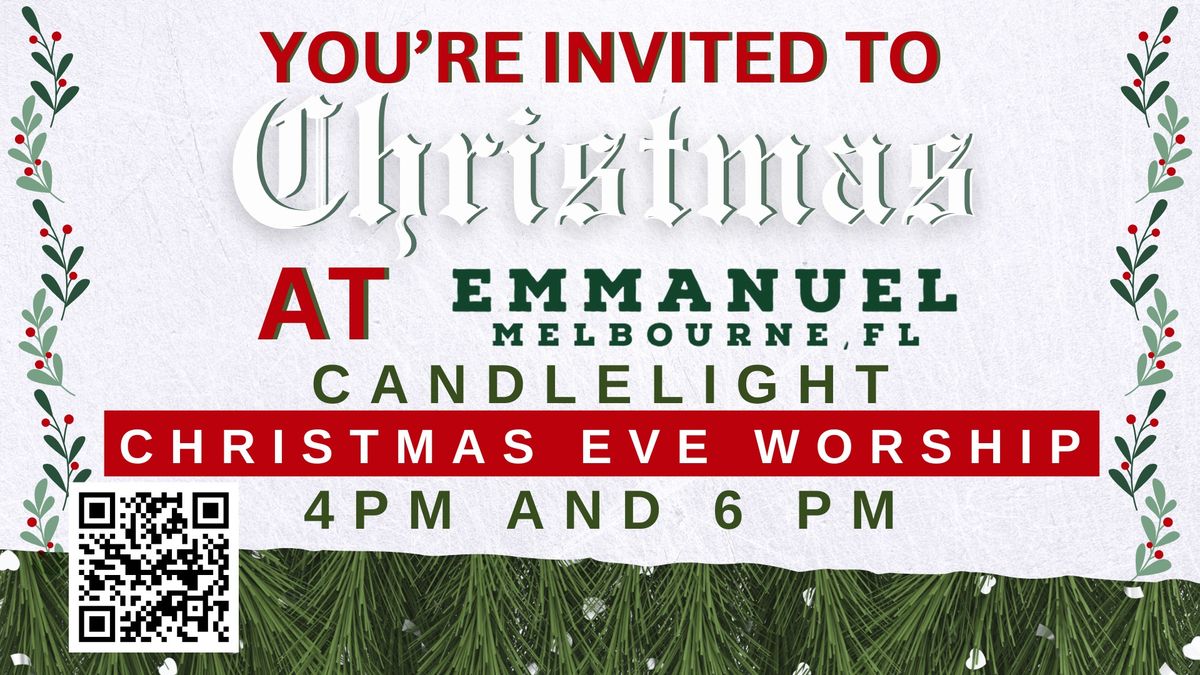 Candlelight Christmas Eve Service at Emmanuel Melbourne