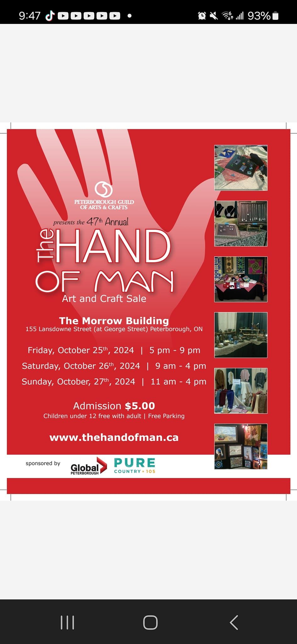 47th Annual Hand of Man Show 