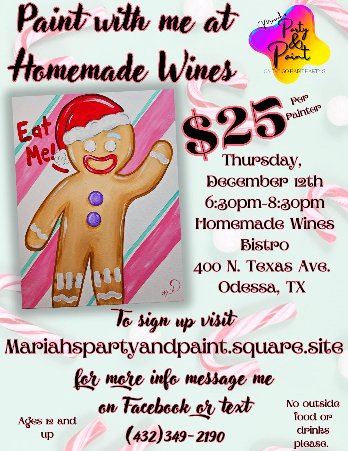 Paint With Me at Homemade Wines 